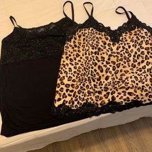 Two plus size tank tops